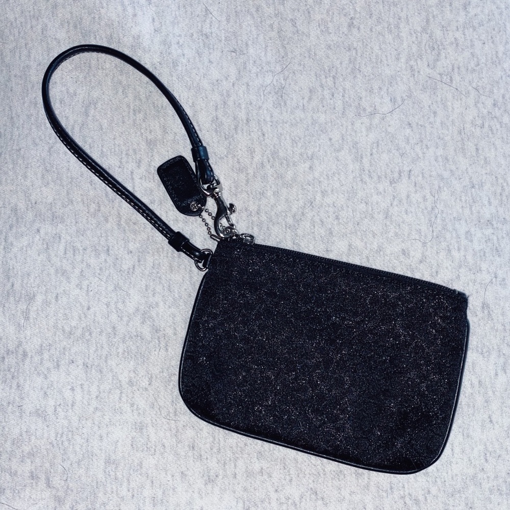 Coach | Black Iridescent Wristlet